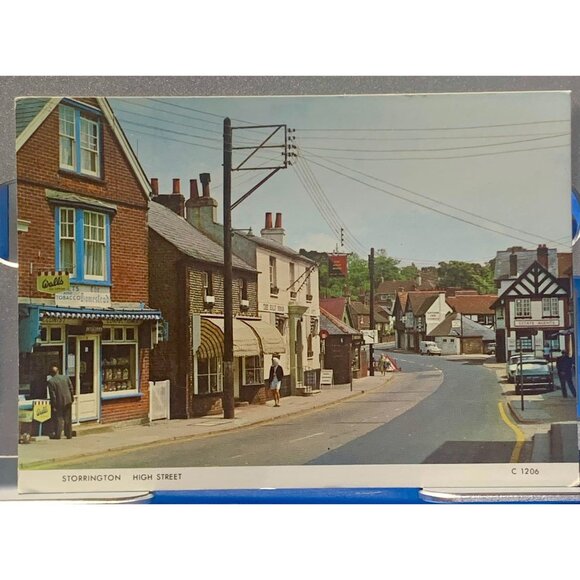 Judges Ltd Other - Vintage Judges Ltd Postcard Storrington High Street England C1206